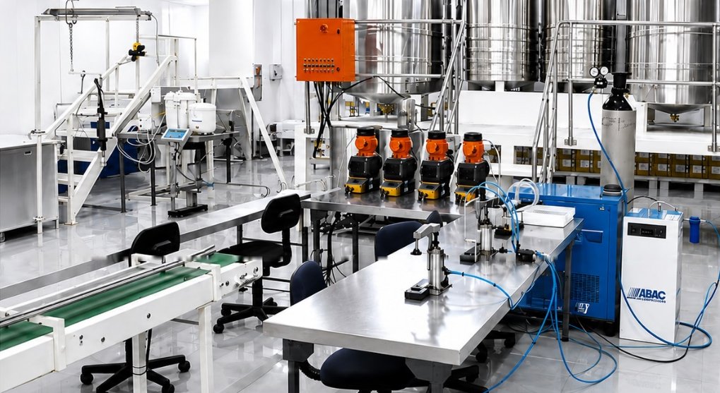 Interior of the HCI cosmetic manufacturing plant in Durban
